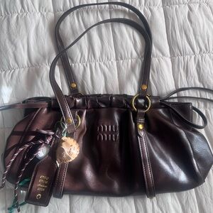 Brown Leather Shoulder Bag